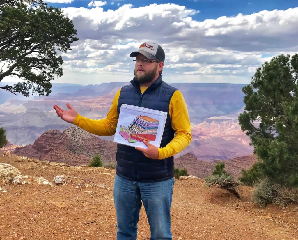 Nate Loper Teaching at Desert View Grand Canyon